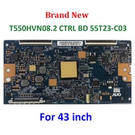 Authentic new 1Pc brand new T550HVN08. 2 CTRL T-CON 55T23-C03 Logic Board LCD Panel 43inch 50inch 55