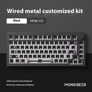 [Hot]MONSGEEK M1W V3 Mechanical Keyboard Aluminum Alloy Bluetooth Wireless Three Mode Hot Swap Gaske