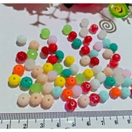 8 mm matte Czech crystal (70 grains)