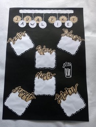 hiasan dinding kelas || prakarya sekolah || struktur organisasi || Jadwal piket || Jadwal pelajaran