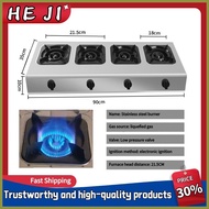 ✓ ◨ ◿ 4 burner gas stove kitchen stainless gas stove commercial Electronic ignition stove burner 20