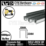 10J 5000pcs Pneumatic Air Staple Nail Stapler Tacker Nailer Gun Paku Tembak 1006 1008 1010 1013 1016
