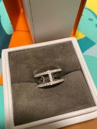 非常閃💎Hermes H 鑽石戒指💎