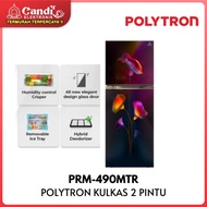 POLYTRON KUlkas 2 Pintu Kapasitas 350 Liter PRM-490MTR