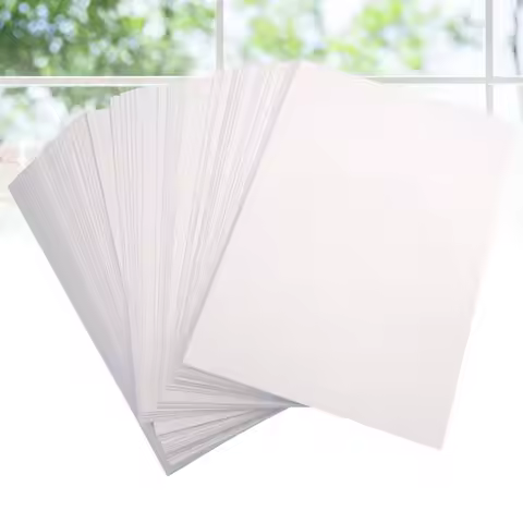 50Pcs High Glossy A4 Photo Paper 120G Double Side Compatible with Most Printers Picture Printing She