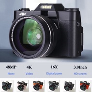 VETEK  Digital Camera 48MP Camera For Photography 4K Camera For Vlogging 16X Digital Zoom Retro Came