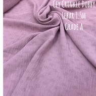 Dobby Motif Crinkle Fabric