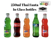 [250ml bottle] Halal Thai Coca Cola/ Fanta/ Sprite Glass Bottle