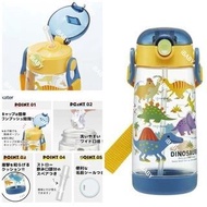 正版行貨 Skater 飲管 透明款恐龍水樽 水壺 480ml 有斜孭帶