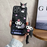 Huawei P10 Lite P10 P10 Plus P20 P20 Pro P30 P30 Pro P30 Lite Nova 4e P40 P20 Lite Nova 3e  P40 Pro Cartoon Kulomi  Phone Case (Including Stand Doll &amp; Lanyard)