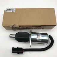 3921978 3918600 Stop Solenoid Valve 12V for Cummins Diesel Engine 6CT 6CTA Excavator Parts,Case,Jinl
