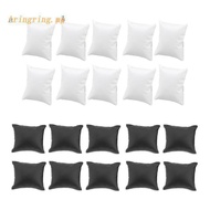ARIN 10 Pieces Small PU Watch Pillows Bangle Pillows Bracelet Pillows Jewelry Display Pillows Soft Pillow for Chain Brac