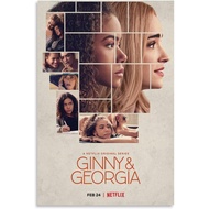 Movie Poster GINNY & GEORGIA Poster Minimalist Poster1 Canvas Painting Wall Art Poster for Bedroom L