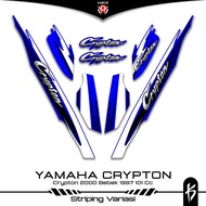 Yamaha Crypton Striping Motif 3 Stickers Cripton 2000 100 CC Bebek 1997 Decal Lis Variations