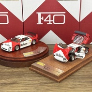 Pgm 1: 64 Ferrari F40 Marlboro Marlboro Alloy Full Open Simulation Car Model WCEH