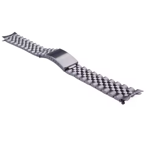 For Seiko 5 SNXS73 SNXS77 SNXS79 SNXS75 SNXS80 SNXF05 19mm Silver Curved Jubilee Watch Band Stainles