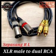 Xlr male to rca cable one set Xlr male to female