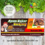 ready Spanduk, Banner Ayam Bakar murah