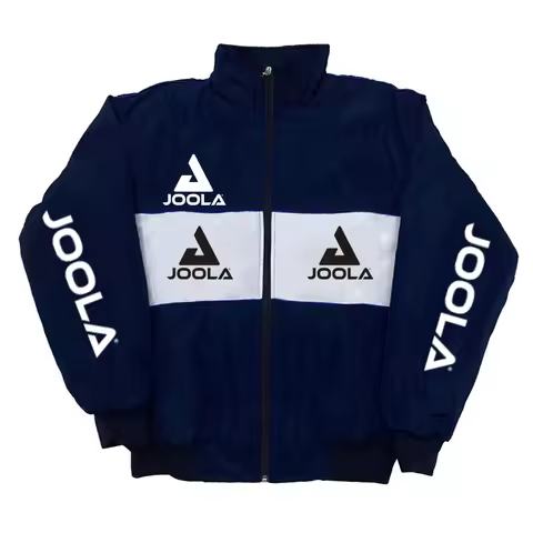 JOOLA Winter New Men's Stand up Collar Zipper Jacket Casual Sports Running Jacket Loose and Versatil