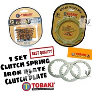 TOBAKI SRL110/LAGENDA 110 SET CLUTCH SPRING + IRON PLATE + CLUTCH PLATE SET SRL110 / LAGENDA