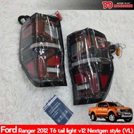 ไฟท้าย Ranger 2012 2014 2015 2016 2017 2019 2020 2021ลาย v12 สีดำใส ลาย Nextgen ราคาพิเศษ VL