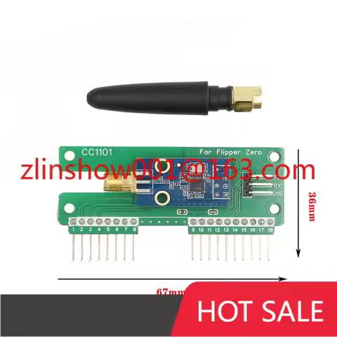 For Flipper Zero CC1101 Module SubGhz 433MHz WiFi With Antenna Pet Dolphin Programs Open Source Mult