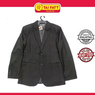 Tai Fatt Falcon Blazer Sekolah Unisex Blazer Hitam Black Long Sleeve Jacket Blazer School Uniform Un