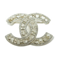 CHANEL 金屬Brooch胸針銀色