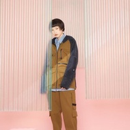 立體多袋連帽外套 - 橄欖綠