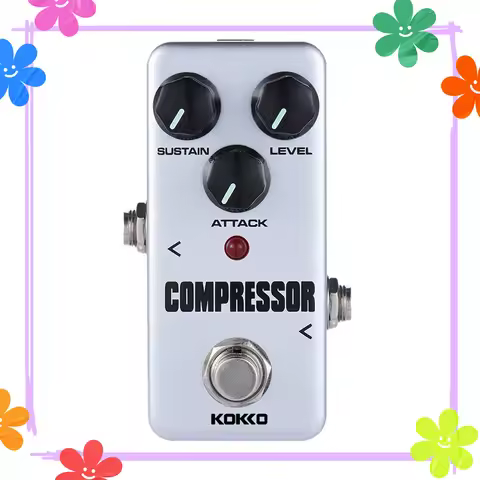 KOKKO Compressor Electric Guitarra Effect Pedal Compression Analog Effect True Bypass Pedal FCP-2 El