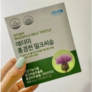 【 Ready stock】100% Original Atomy Rhodiola Milk Thistle 600mg * 120 From Korea / Korea version 韩国艾多美