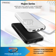 PRODA Hujon 10000mAh PD-P39 PD-P67 Fast Charging Dual USB Power Bank 10000 mAh PowerBank Portable Charger Charging Battery Compatible with Xiaomi Samsung iPhone Huawei OPPO