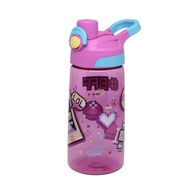 Bình nước TRITAN Emoji World Hồng CLEVER HIPPO WB02