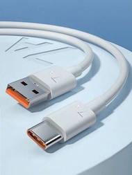 7A 100W Type C USB線超快充電線兼容華為Mate40 30小米三星快速充電USB充電器線數據線耐用生日/復活節/男孩/女朋友禮物
