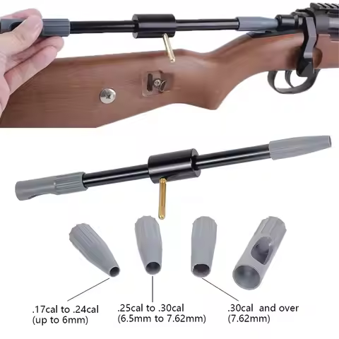 Tactical Universal Bore Guide For .17 .22 .30 7.62mm 5.56 22LR Caliber Rifle Barrel Brush Cleaner To