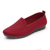 Giày Loafer Giày Slip-on Nữ Mềm Mại Hàn Quốc Cao Su Dẹt Giày Thuyền Công Sở Chống Trơn Trượt Đi Bộ T