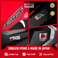 Nsa 1PCS EMBLEM MADE IN JAPAN LOGO MADE IN JAPAN EMBLEM IPONE EMBLEM Motorcycle Accessories Helmet Sticker EMBLEM BEAT EMBLEM VARIO EMBLEM HONDA Sticker MADE IN JAPAN Motorcycle EMBLEM Embossed Acrylic 3D MADE IN JAPAN Motorcycle Sticker Car Sticker 3d Em