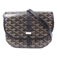 GOYARD 塗層帆布Belvedere PM銀扣肩背袋