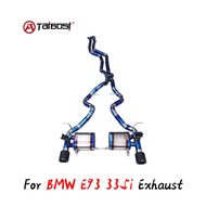 For BMW 335i E93 E92 E90 2009-2015 3.0T Catback Escape Exhaust Pipe Taibosi Performance Remote Contr