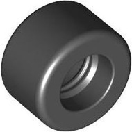 30028 Parts Tire 14mm D. x 9mm Smooth Small Wide Slick Building Block