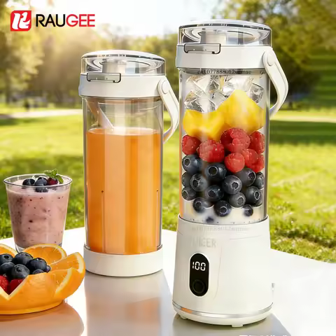 Electric Blender Portable Juicer Cup USB Rechargeable Smoothie Blender Fresh Fruit Juicer Cup Outdoo