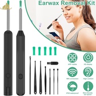 Ear Wax Removal Tool with Camera 1296P HD Otoscope Ear Cleaner Wireless Ear Otoscope Earwax Removal Kit Compatible with iOS Android SHOPSBC5184