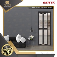 AE Zimmer BD6 Panel Owin Sticker Glass/ Toilet Door, bifold, Pintu Lipat,  Pintu Tandas,  Aluminium 