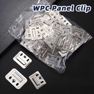 100pcs 50x35mm Wall Cladding Clip Metal PVC Wall Panel Clip WPC Wall Fluted Panel Clip Wall Plug Wal