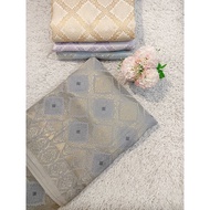 KAIN SEPASANG TENUN ASLI FULL SONGKET 2D/3D MURAH / OPEN METER (PAK) KAIN SOFT