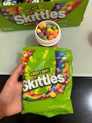 酸粉彩虹糖 大包裝sour surs skittles 兒時回憶