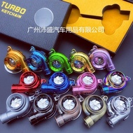 【Ready Stock】turbo keychain Led Light Electric Turbo Keychain with Sound Supercharged Car Modified Keychain Pendant keychain turbo