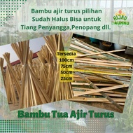 bambu bilah ajir turus plant stake raut tiang penyanggah tanaman hias - 25cm