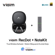 viaim AI Meeting Bundle NoteKit + RecDot Record Memos on Computers & On-Site AI Transcripts Meeti