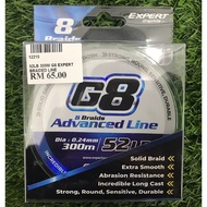 EXPERT GRAPHITE G8 X8 BRAID 300M LINE
